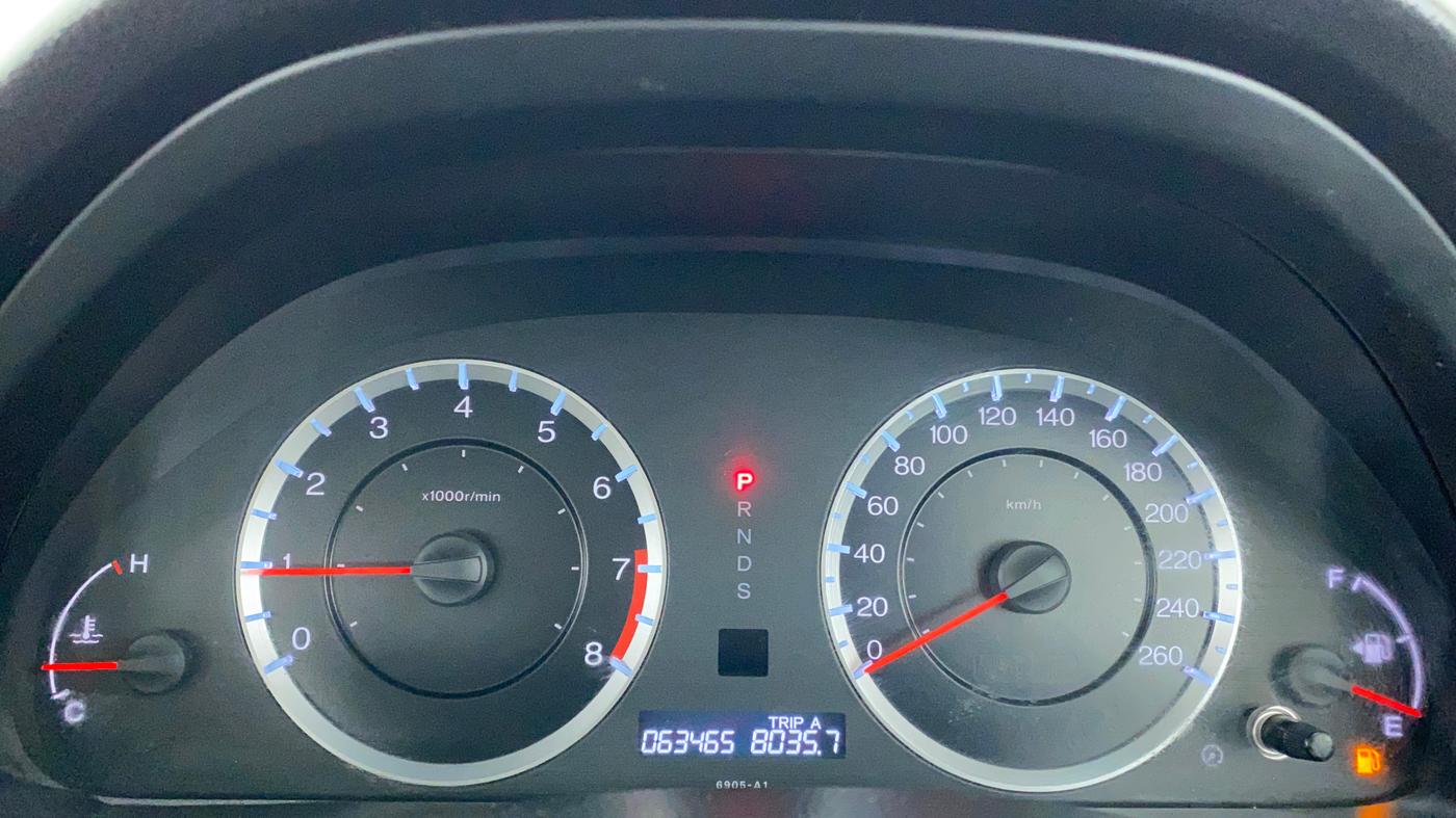 2012 Honda Accord 2.4L I-VTEC AT, Petrol, Automatic, 63,465 km, Odometer Image