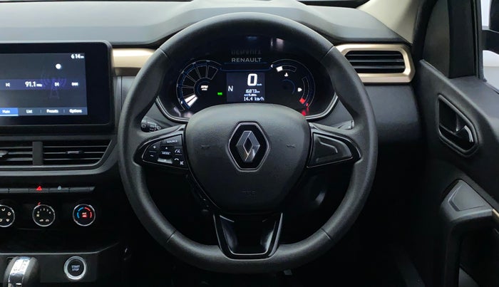 2021 Renault Kiger RXT AMT, Petrol, Automatic, 16,872 km, Steering Wheel Close Up