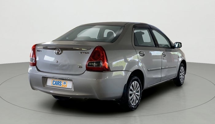 2011 Toyota Etios G, Petrol, Manual, 61,332 km, Right Back Diagonal