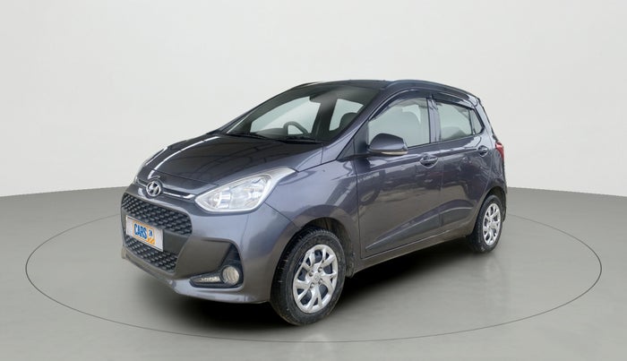 2018 Hyundai Grand i10 SPORTZ 1.2 KAPPA VTVT, Petrol, Manual, 35,170 km, Left Front Diagonal