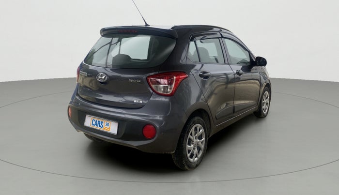 2018 Hyundai Grand i10 SPORTZ 1.2 KAPPA VTVT, Petrol, Manual, 35,170 km, Right Back Diagonal