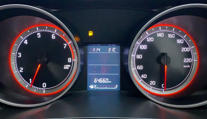 2019 Maruti Swift ZXI, Petrol, Manual, 64,660 km, Odometer Image