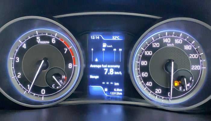 2022 Maruti Dzire ZXI Plus, Petrol, Manual, 12,678 km, Odometer Image