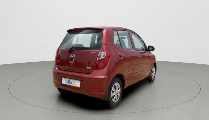 2013 Hyundai i10 SPORTZ 1.2, Petrol, Manual, 73,976 km, Right Back Diagonal