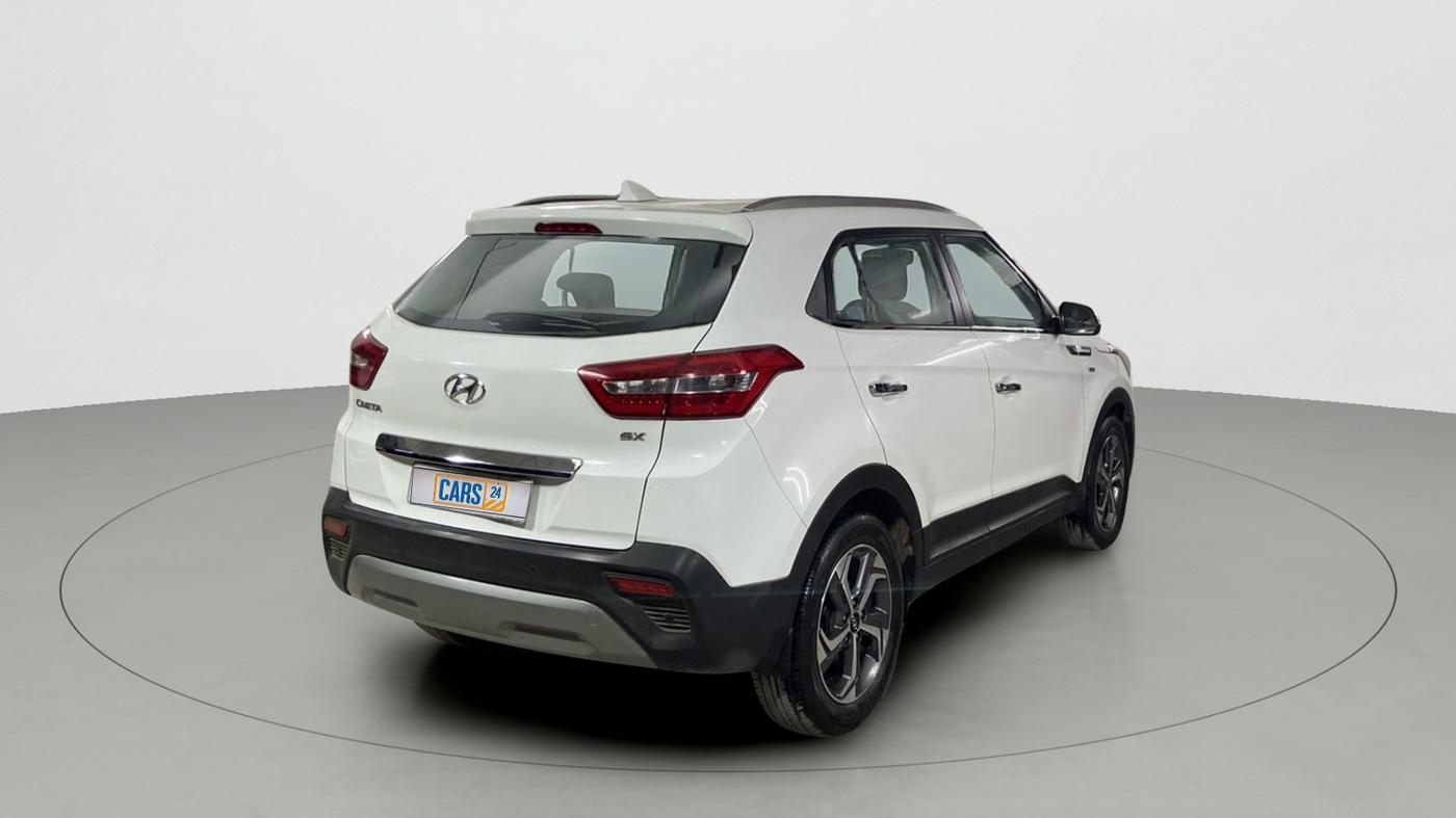 2019 Hyundai Creta SX AT 1.6 PETROL, Petrol, Automatic, 29,779 km, Right Back Diagonal