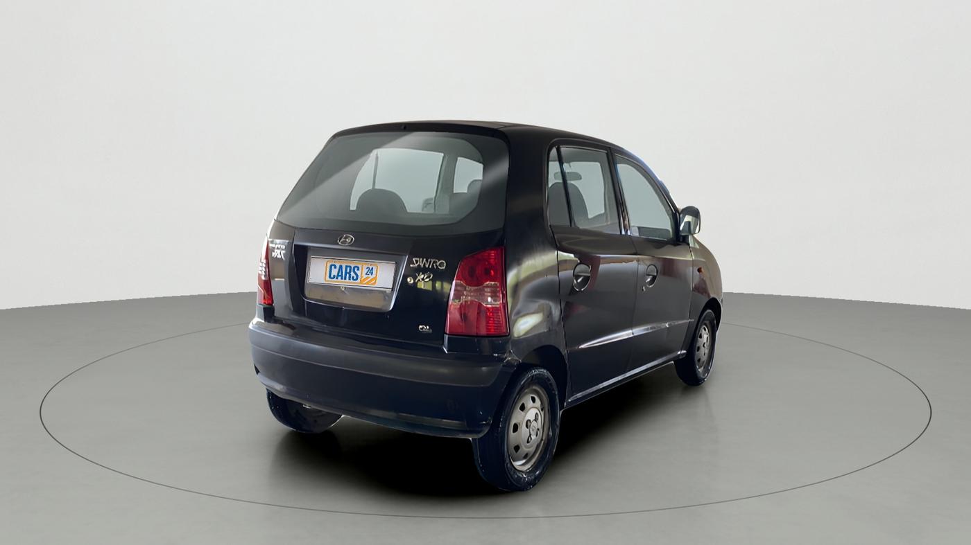 2010 Hyundai Santro Xing GL, Petrol, Manual, 59,202 km, Right Back Diagonal