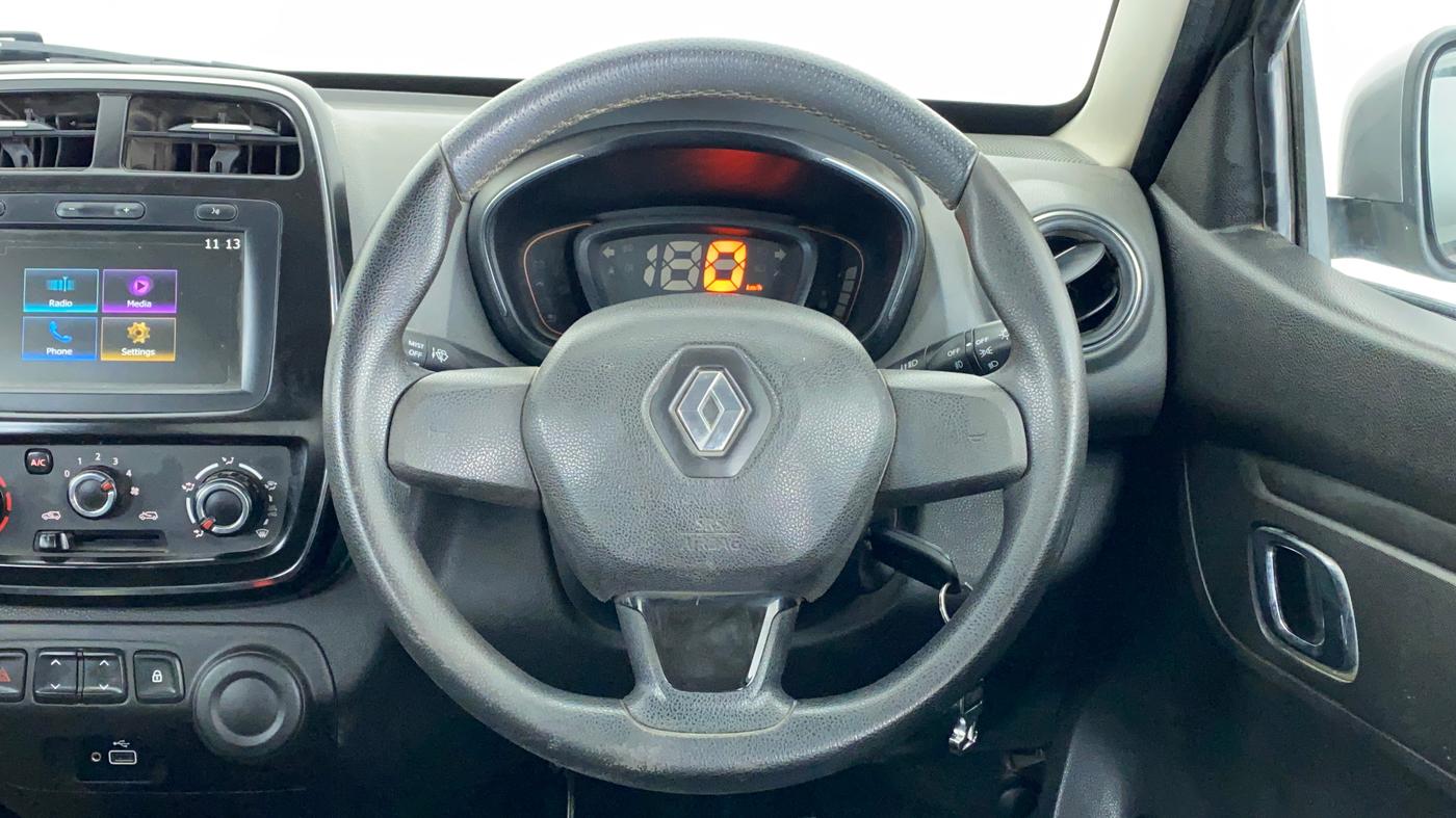 2019 Renault Kwid RXT 1.0 (O), Petrol, Manual, 37,390 km, Steering Wheel Close Up