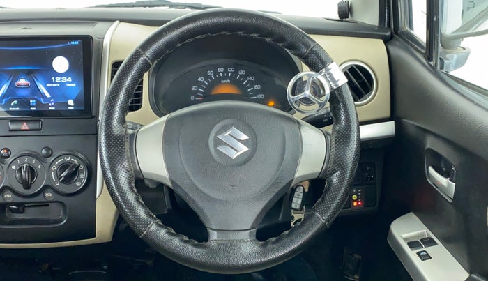 2018 Maruti Wagon R 1.0 LXI CNG, CNG, Manual, 27,939 km, Steering Wheel Close Up