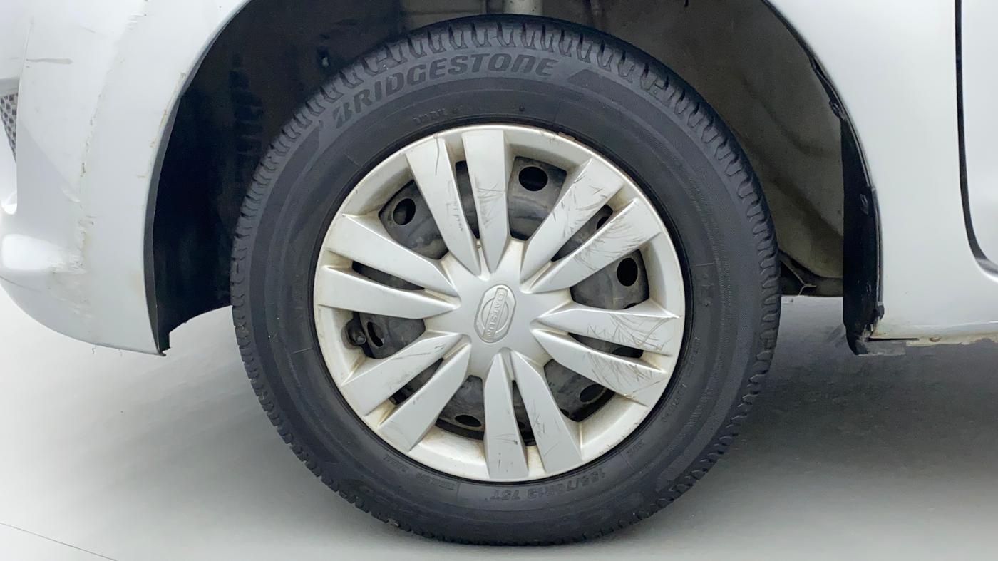 2015 Datsun Go Plus T, Petrol, Manual, 30,191 km, Left Front Wheel