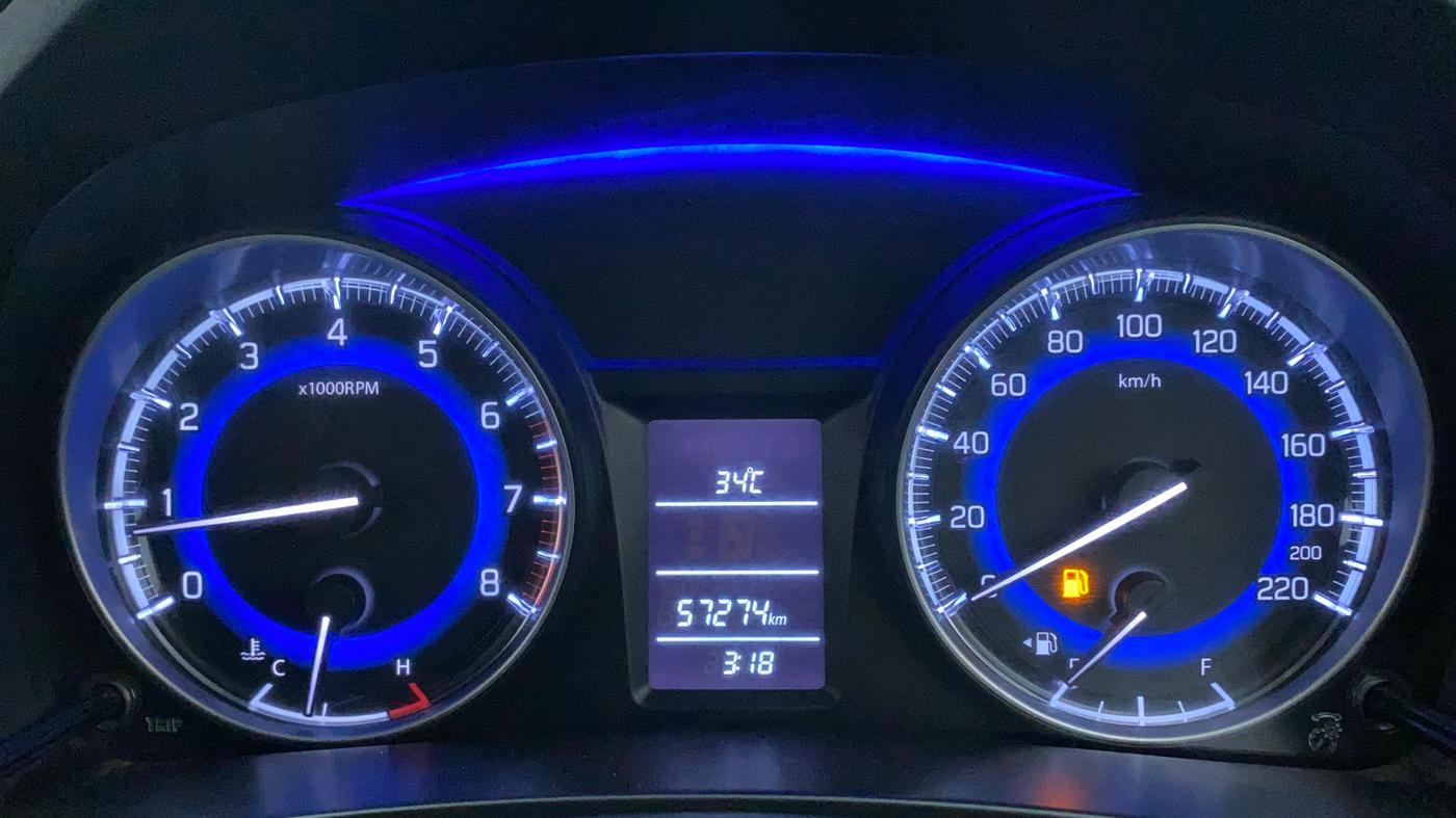 2017 Maruti Baleno DELTA PETROL 1.2, Petrol, Manual, 57,272 km, Odometer Image