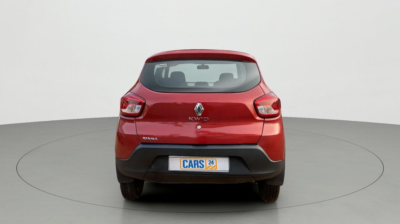 2017 Renault Kwid 1.0 RXT Opt, Petrol, Manual, 35,417 km, Back/Rear