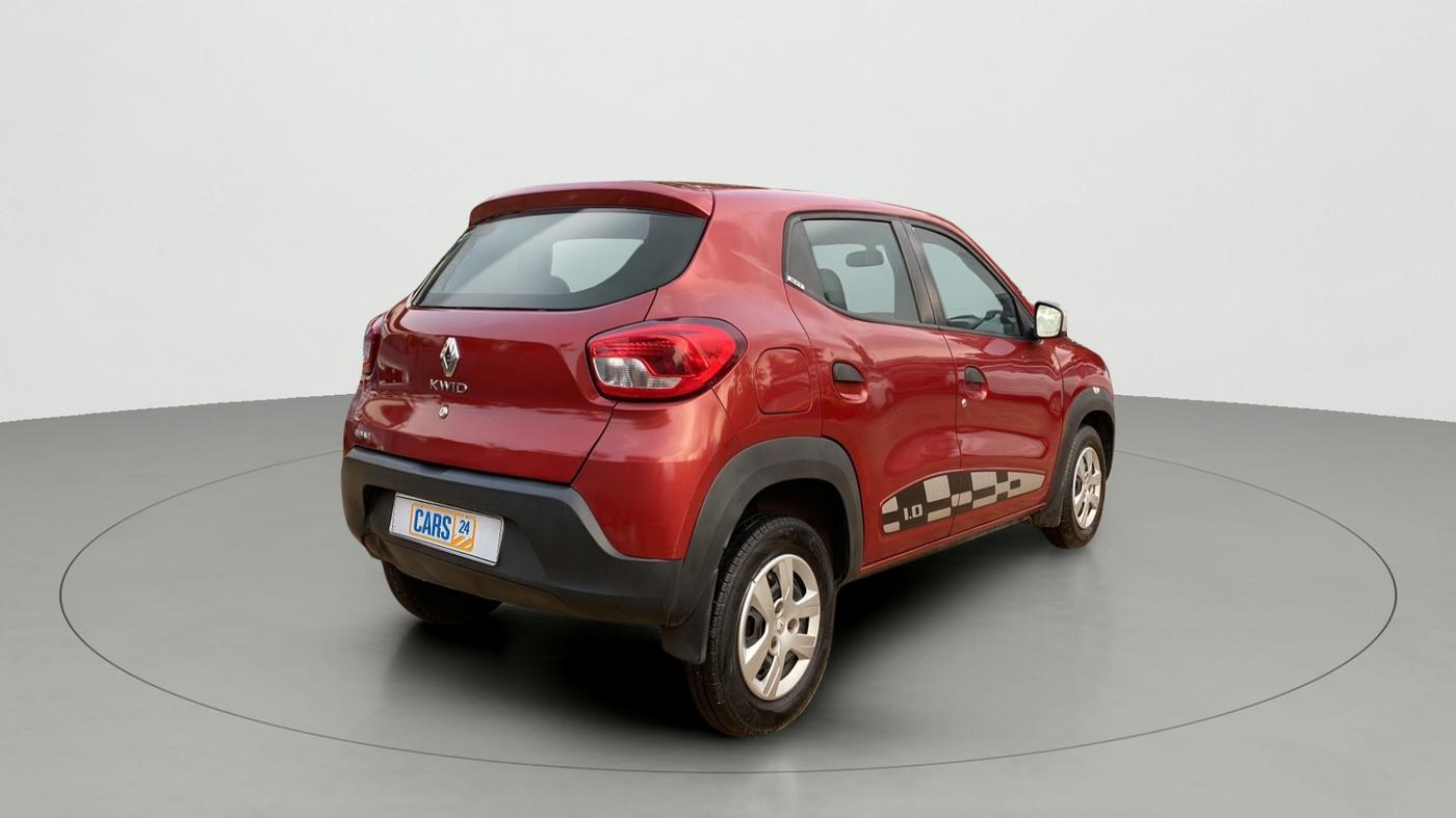 2017 Renault Kwid 1.0 RXT Opt, Petrol, Manual, 35,417 km, Right Back Diagonal