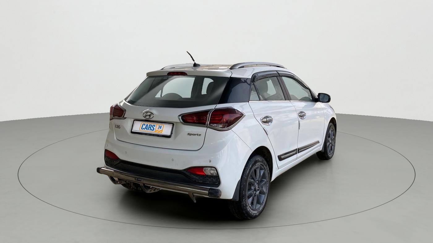 2019 Hyundai Elite i20 SPORTZ PLUS 1.2, Petrol, Manual, 27,767 km, Right Back Diagonal