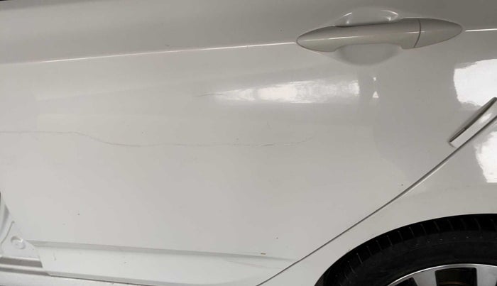 2014 Hyundai Verna FLUIDIC 1.6 CRDI SX, Diesel, Manual, 61,591 km, Rear left door - Minor scratches