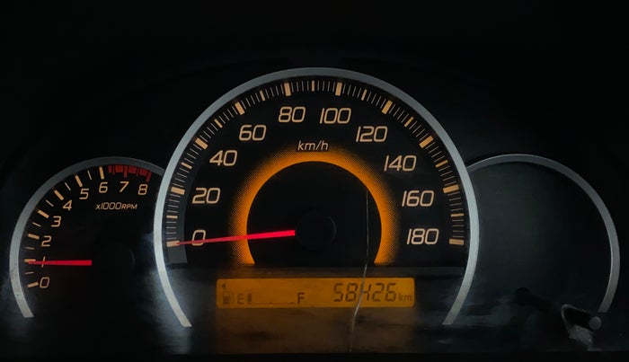 2016 Maruti Wagon R 1.0 VXI, Petrol, Manual, 58,708 km, Odometer Image