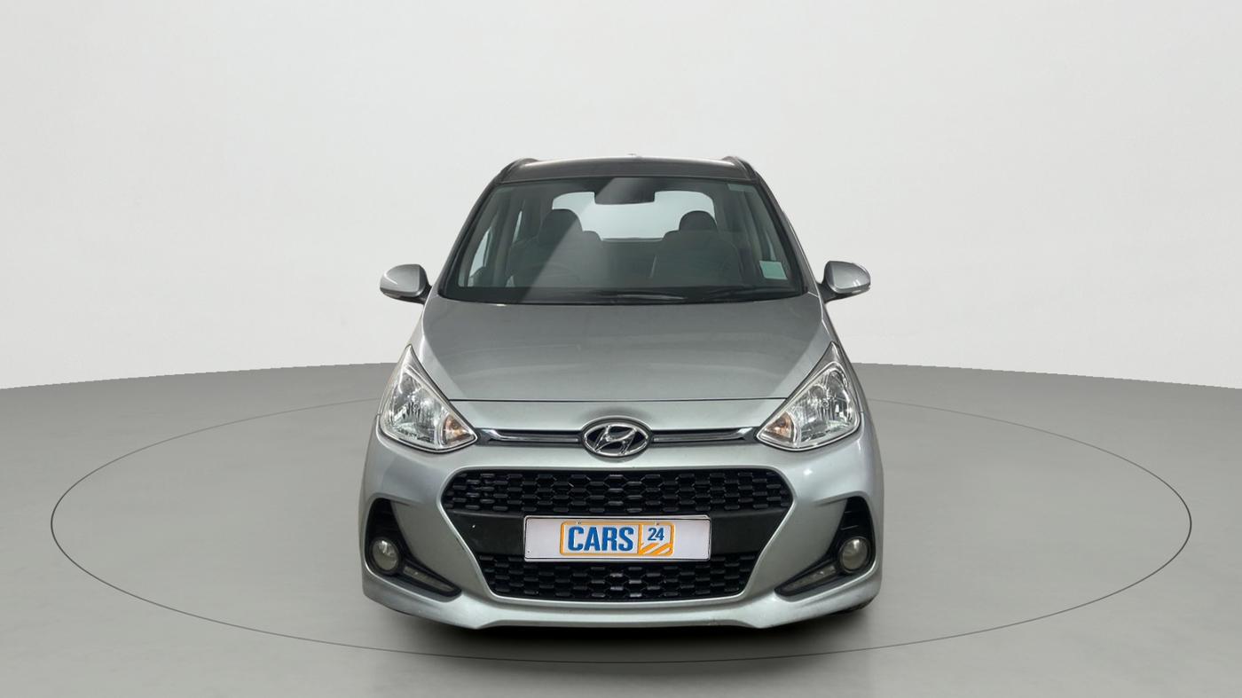 2019 Hyundai Grand i10 SPORTZ 1.2 KAPPA VTVT, Petrol, Manual, 9,443 km, Front