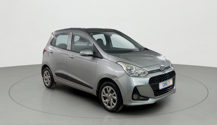 2019 Hyundai Grand i10 SPORTZ 1.2 KAPPA VTVT, Petrol, Manual, 9,443 km, Right Front Diagonal