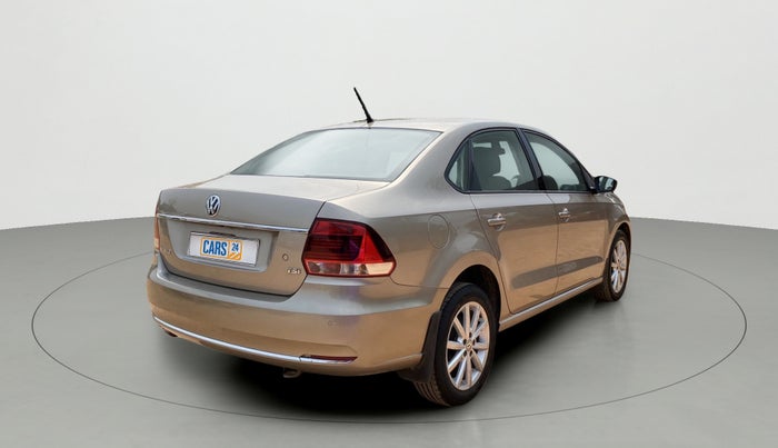 2017 Volkswagen Vento HIGHLINE PLUS 1.2 AT 16 ALLOY, Petrol, Automatic, 32,488 km, Right Back Diagonal
