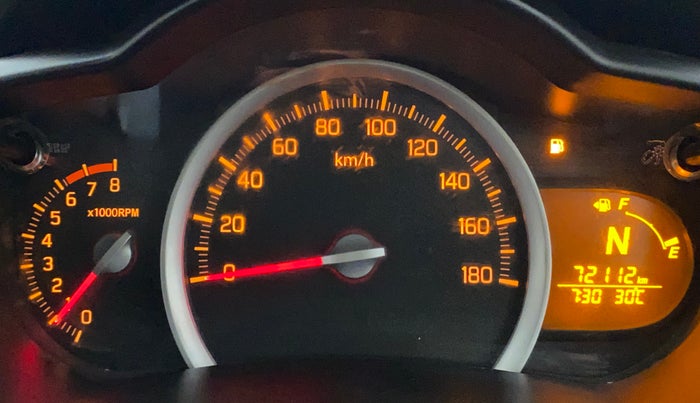 2018 Maruti Celerio VXI AMT (O), Petrol, Automatic, 72,112 km, Odometer Image