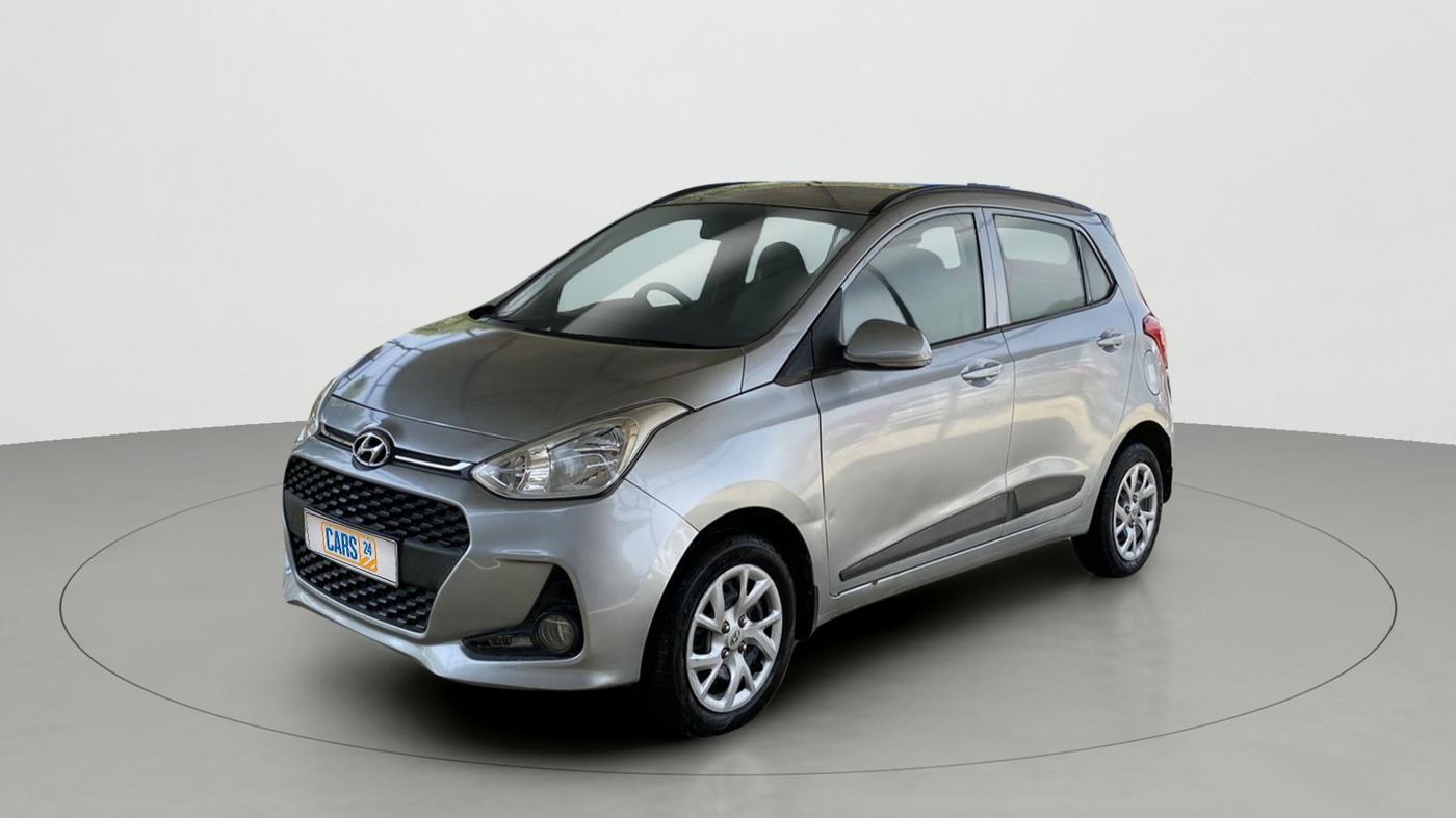 2019 Hyundai Grand i10 SPORTZ 1.2 KAPPA VTVT, Petrol, Manual, 20,552 km, Left Front Diagonal