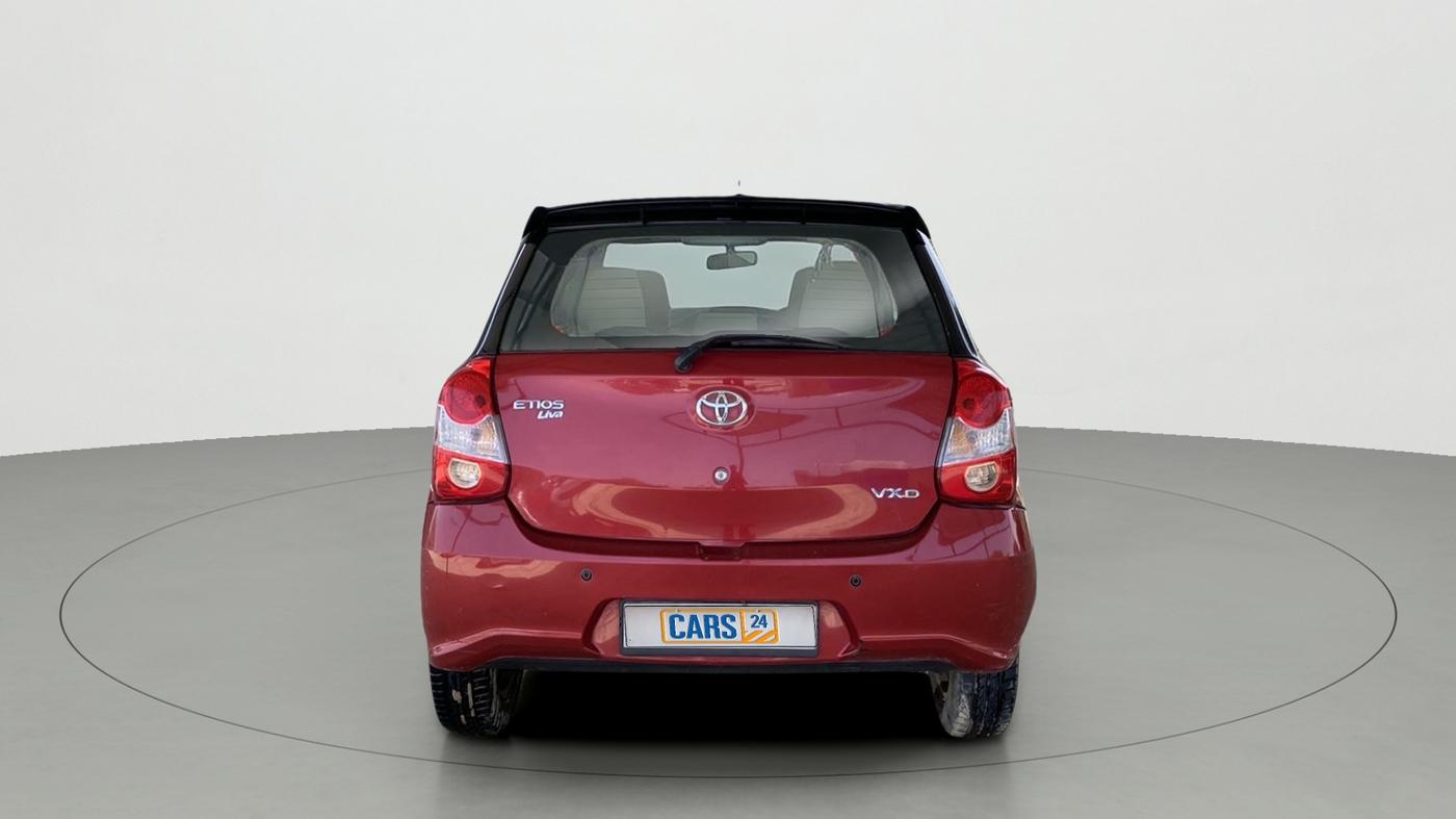 2018 Toyota Etios Liva VXD, Diesel, Manual, 90,821 km, Back/Rear