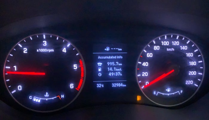 2019 Hyundai Elite i20 ASTA 1.4 CRDI (O), Diesel, Manual, 32,984 km, Odometer Image