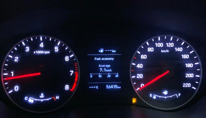 2018 Hyundai Elite i20 ASTA 1.2 (O), Petrol, Manual, 56,415 km, Odometer Image