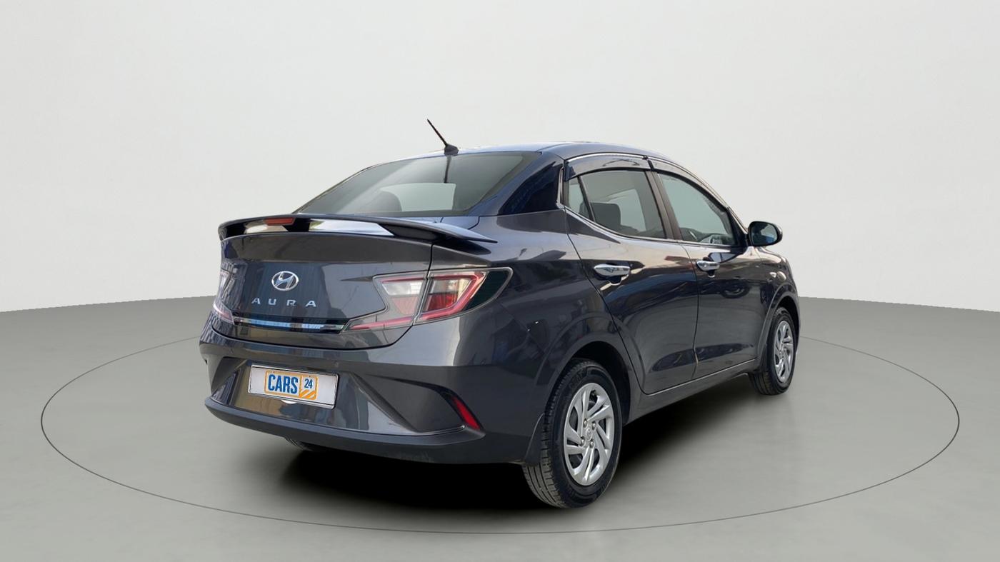 2021 Hyundai AURA S 1.2, Petrol, Manual, 15,327 km, Right Back Diagonal