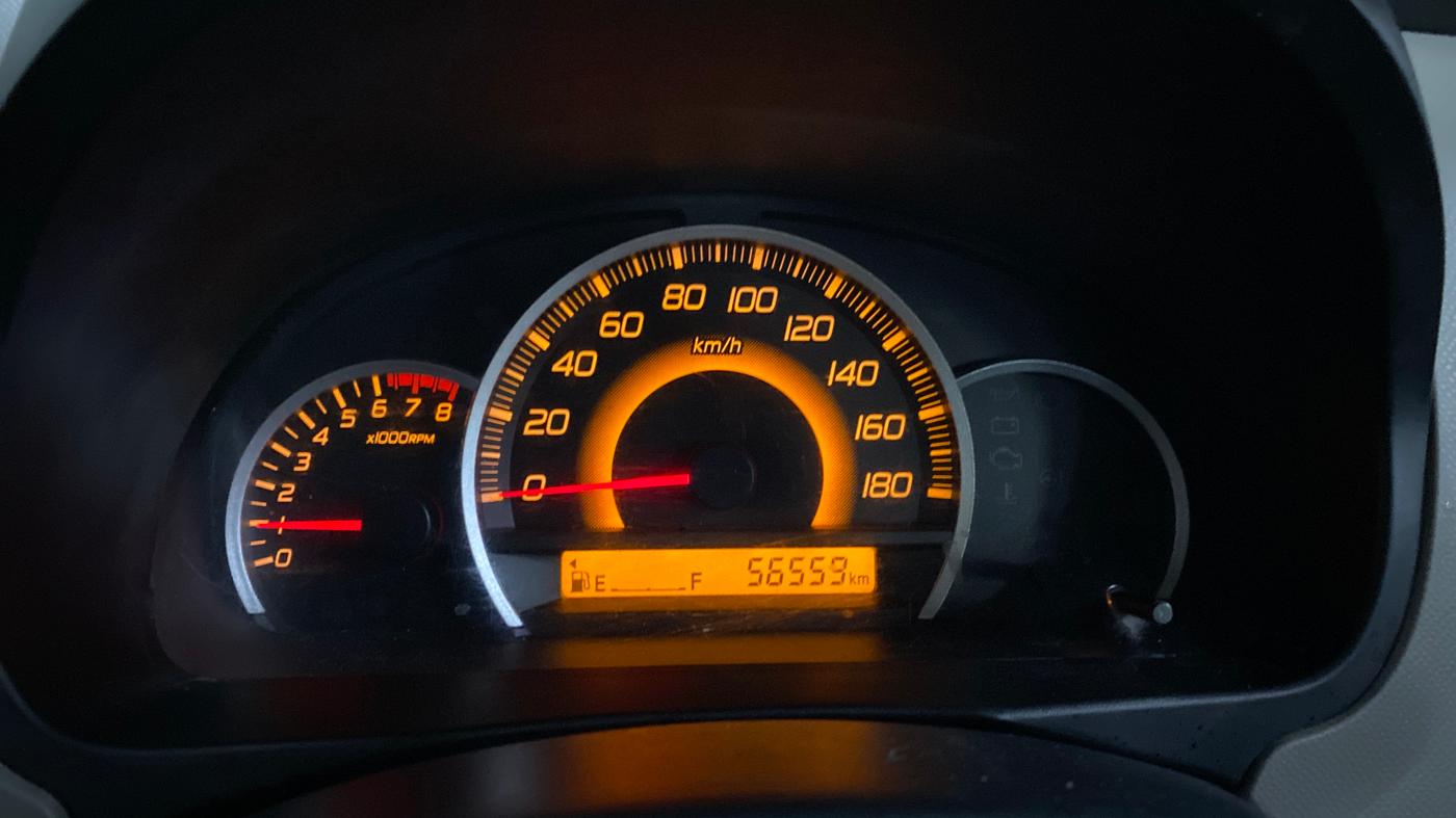 2015 Maruti Wagon R 1.0 VXI, Petrol, Manual, 56,546 km, Odometer Image