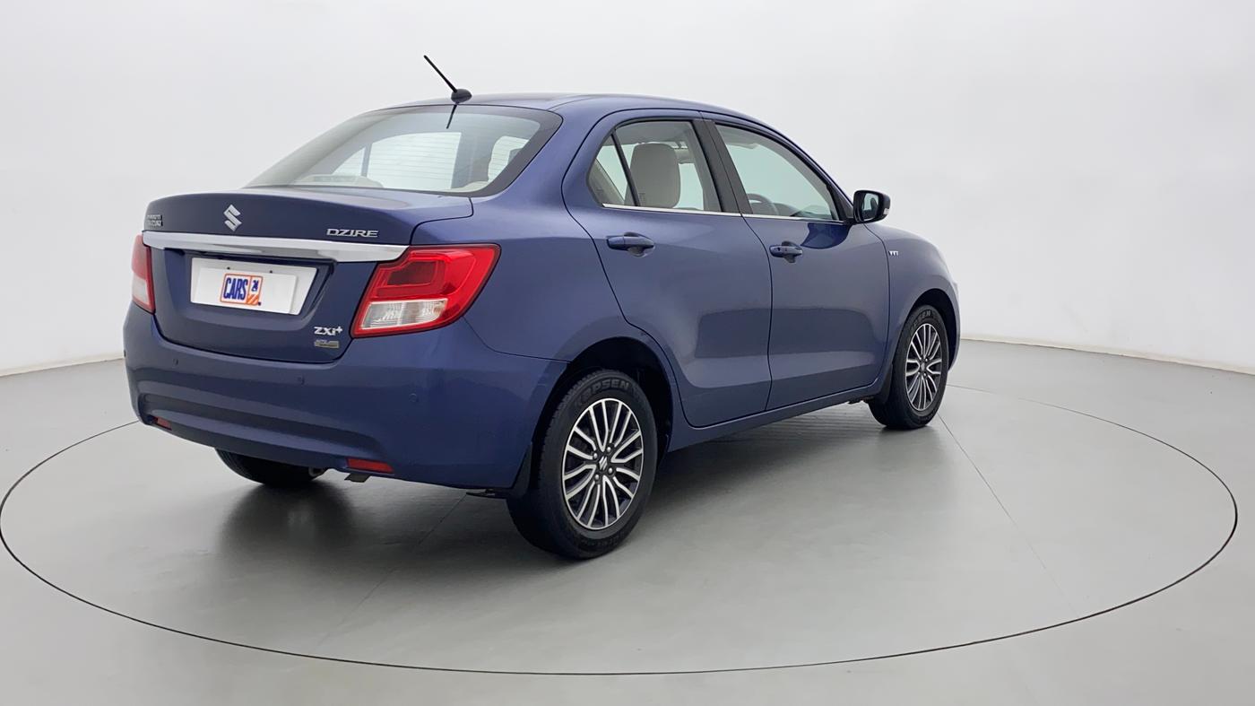 2017 Maruti Dzire ZXI PLUS AMT, Petrol, Automatic, 95,291 km, Right Back Diagonal