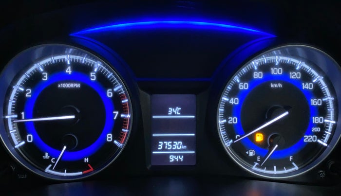 2016 Maruti Baleno DELTA PETROL 1.2, Petrol, Manual, 37,529 km, Odometer Image