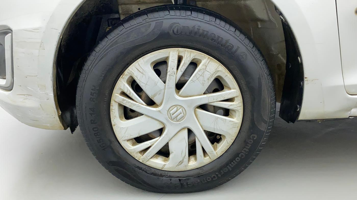 2014 Maruti Swift VXI, Petrol, Manual, 1,01,955 km, Left Front Wheel