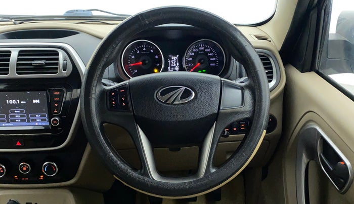 2019 Mahindra TUV300 T10, Diesel, Manual, 1,11,372 km, Steering Wheel Close Up