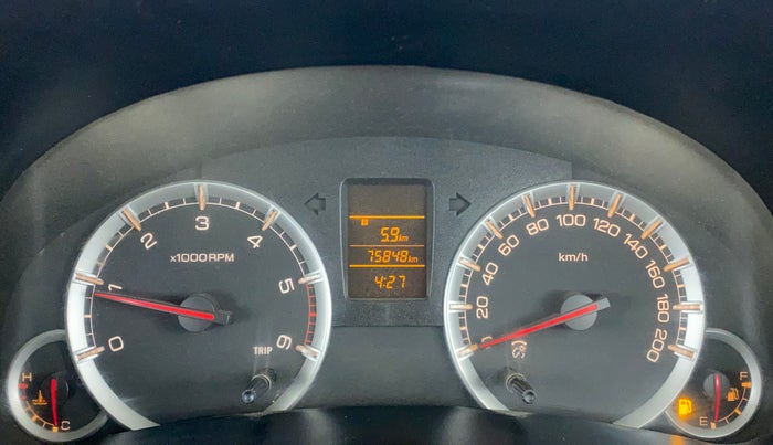 2014 Maruti Swift VDI, Diesel, Manual, 75,848 km, Odometer Image