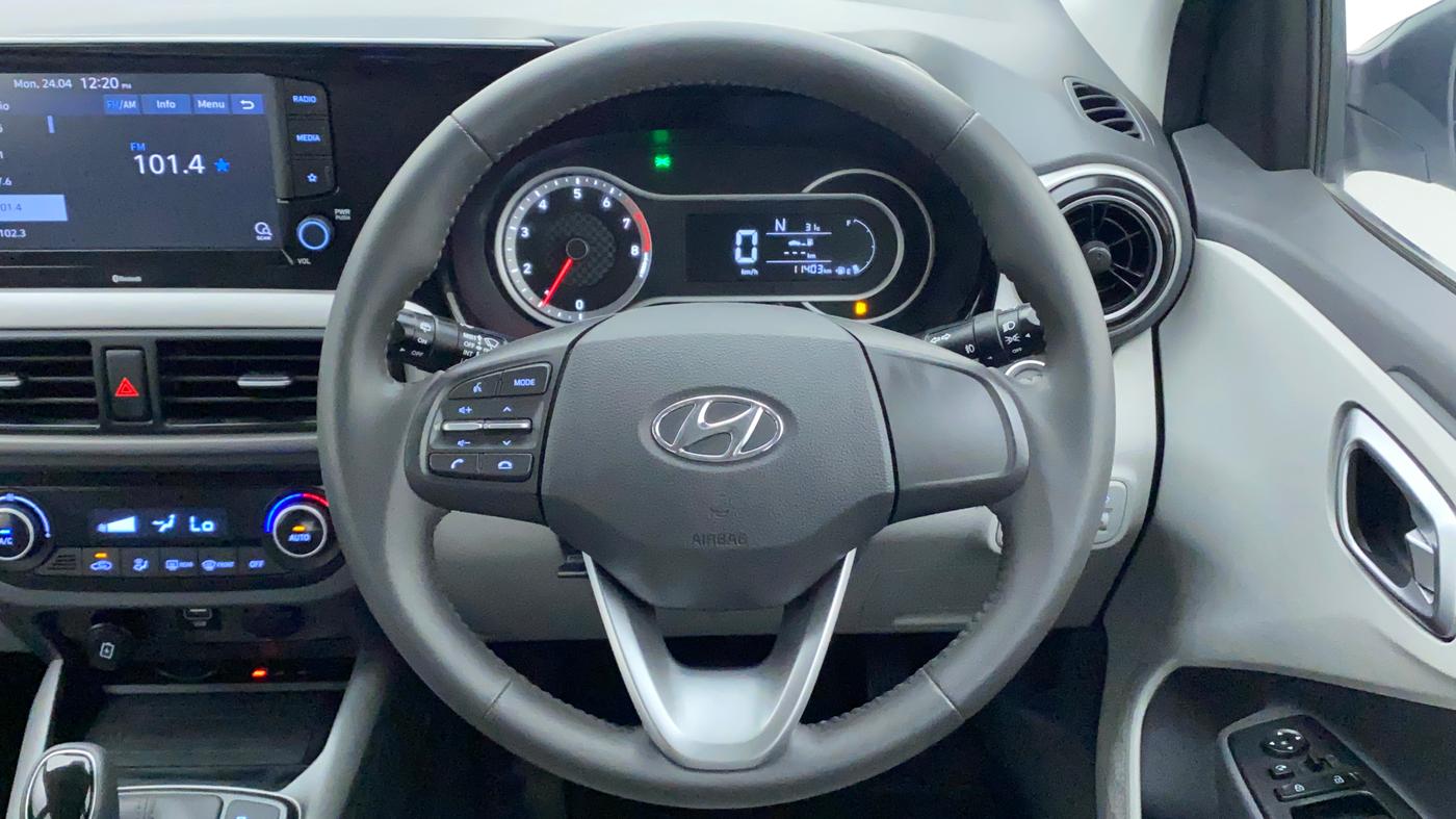 2022 Hyundai GRAND I10 NIOS ASTA AMT 1.2 KAPPA VTVT, Petrol, Automatic, 11,403 km, Steering Wheel Close Up