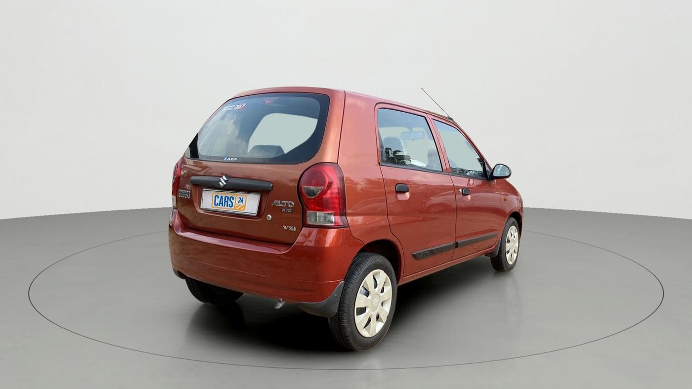2012 Maruti Alto K10 VXI, Petrol, Manual, 42,619 km, Right Back Diagonal