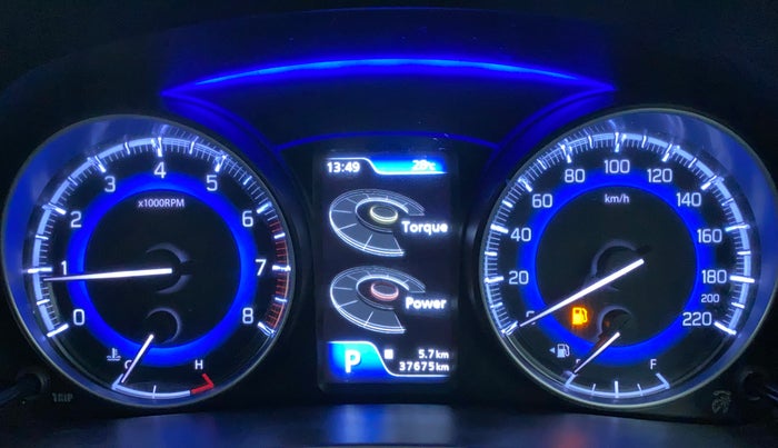 2020 Maruti Baleno ALPHA CVT PETROL 1.2, Petrol, Automatic, 37,911 km, Odometer Image