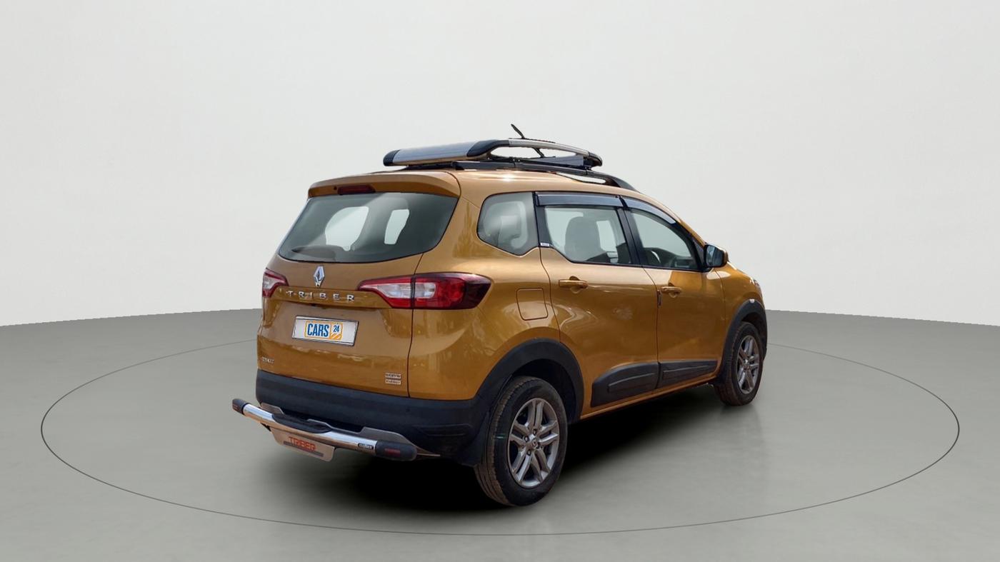 2020 Renault TRIBER RXZ AMT, Petrol, Automatic, 5,103 km, Right Back Diagonal