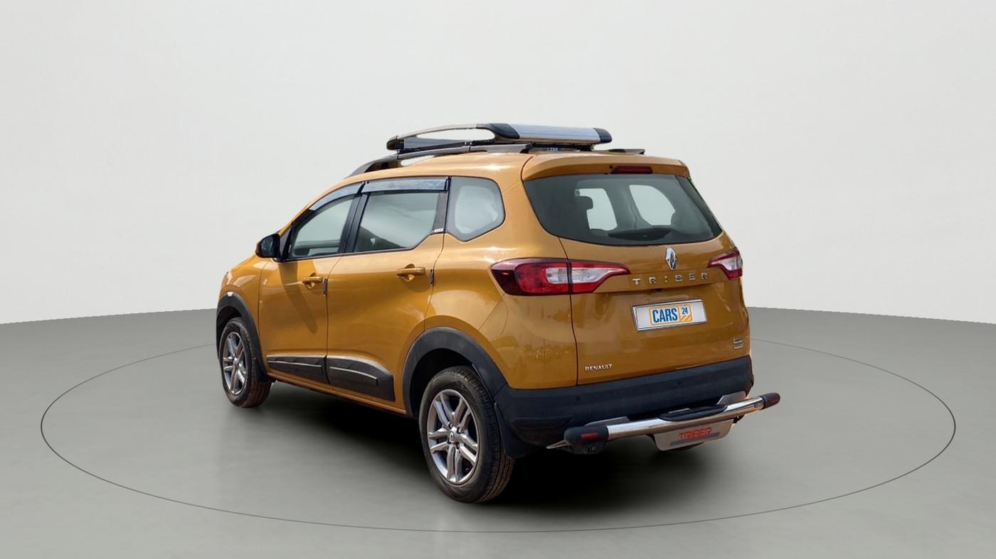 2020 Renault TRIBER RXZ AMT, Petrol, Automatic, 5,103 km, Left Back Diagonal