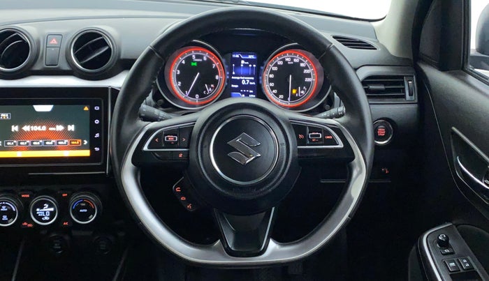 2021 Maruti Swift ZXI PLUS, Petrol, Manual, 17,399 km, Steering Wheel Close Up