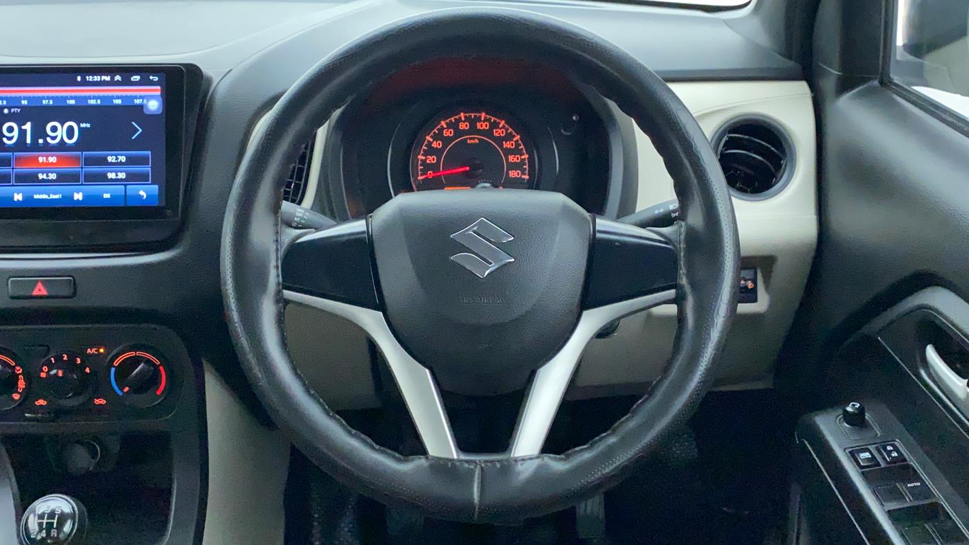 2019 Maruti New Wagon-R VXI 1.0, Petrol, Manual, 28,461 km, Steering Wheel Close Up