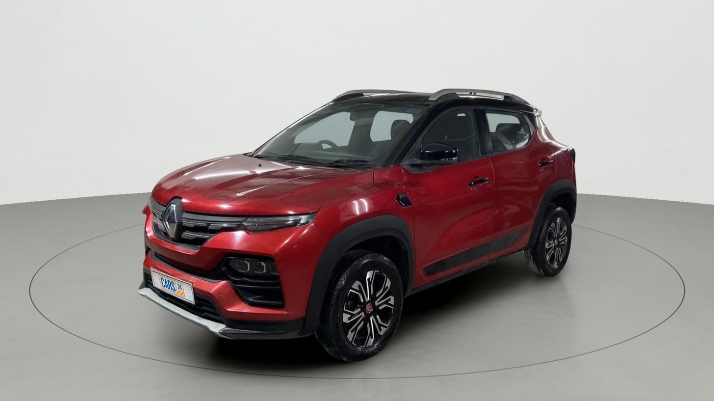 2022 Renault Kiger RXZ TURBO CVT DUAL TONE, Petrol, Automatic, 2,153 km, Left Front Diagonal