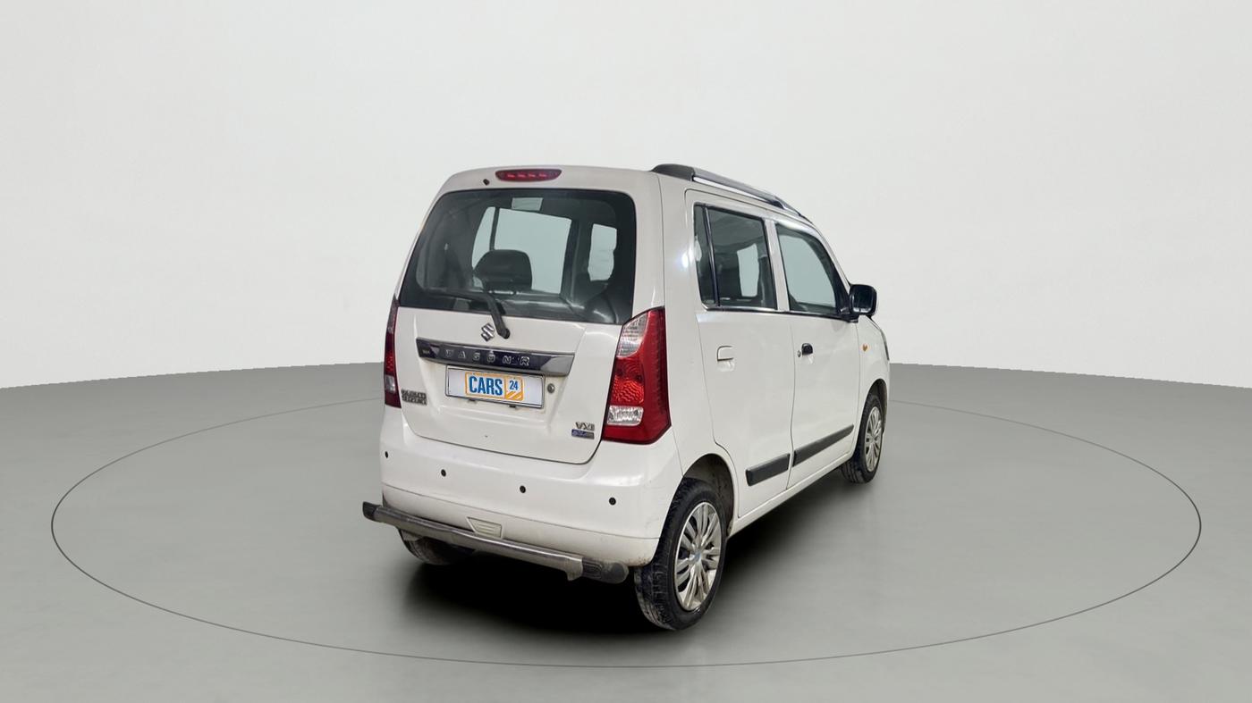 2017 Maruti Wagon R 1.0 VXI AMT, Petrol, Automatic, 26,514 km, Right Back Diagonal
