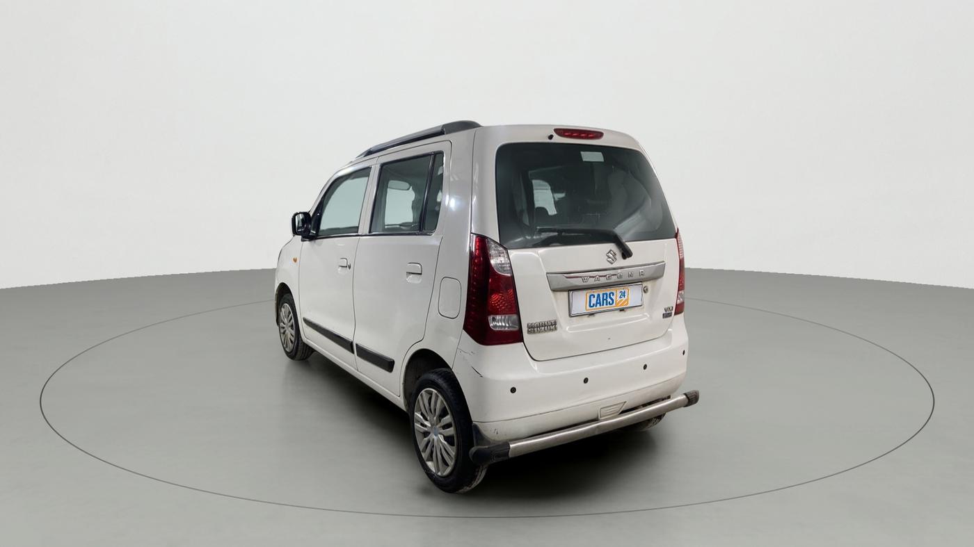 2017 Maruti Wagon R 1.0 VXI AMT, Petrol, Automatic, 26,514 km, Left Back Diagonal