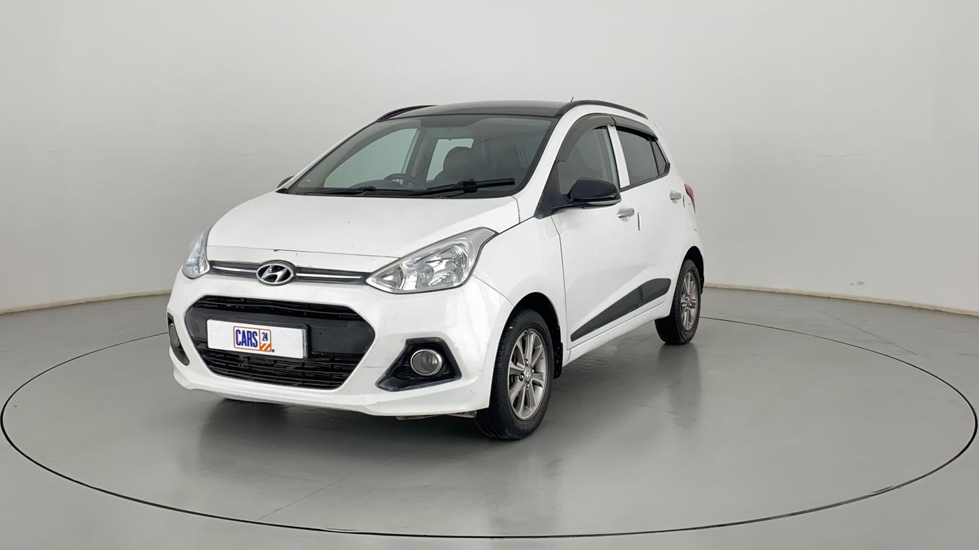 2016 Hyundai Grand i10 ASTA (O) 1.2 KAPPA VTVT, Petrol, Manual, 32,594 km, Left Front Diagonal