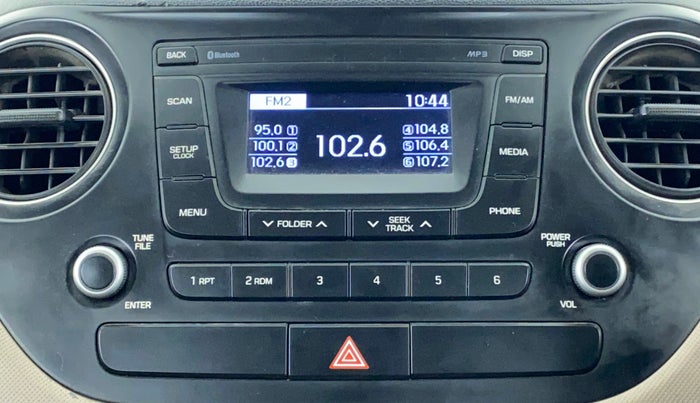 2016 Hyundai Grand i10 ASTA (O) 1.2 KAPPA VTVT, Petrol, Manual, 32,594 km, Infotainment System