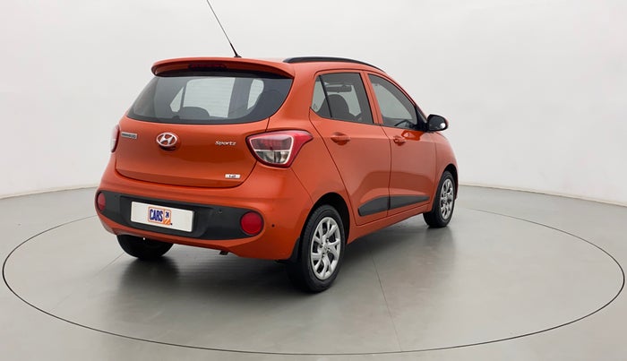 2018 Hyundai Grand i10 SPORTZ (O) 1.2 KAPPA VTVT, Petrol, Manual, 21,626 km, Right Back Diagonal