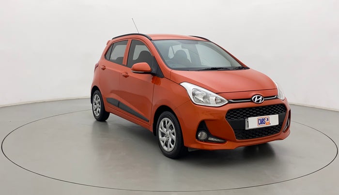 2018 Hyundai Grand i10 SPORTZ (O) 1.2 KAPPA VTVT, Petrol, Manual, 21,626 km, Right Front Diagonal