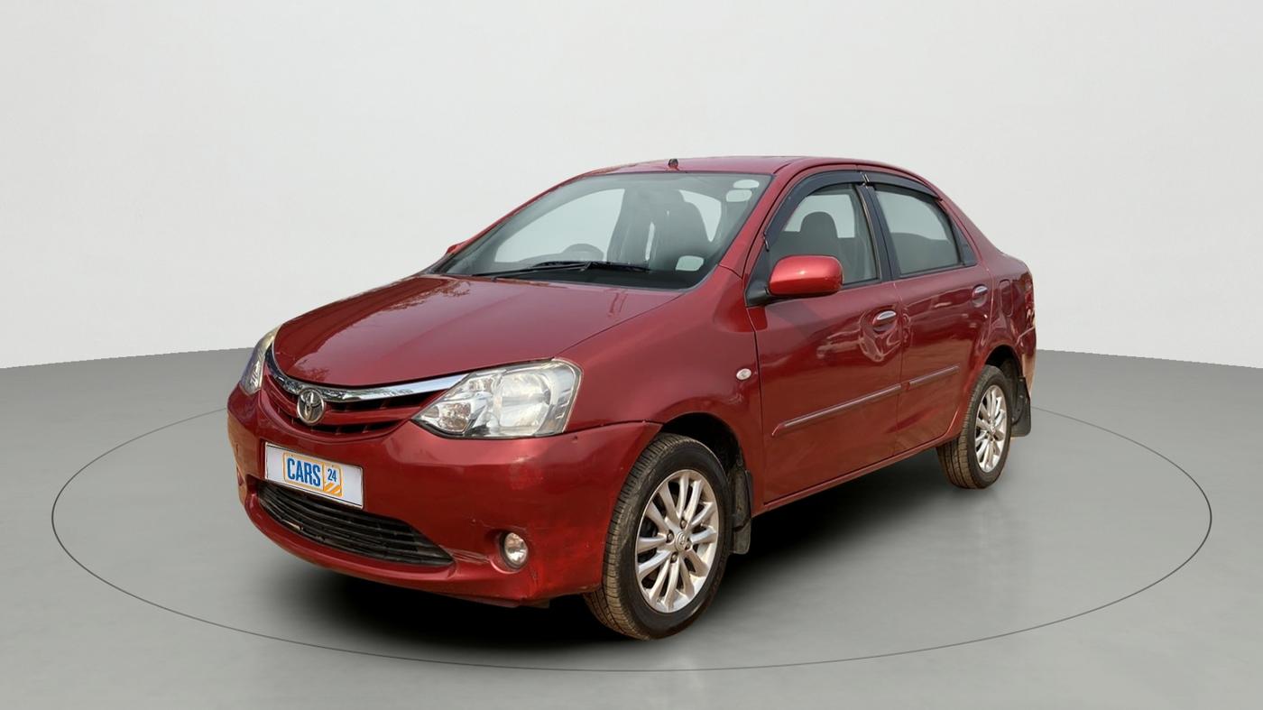 2012 Toyota Etios V, Petrol, Manual, 60,025 km, Left Front Diagonal