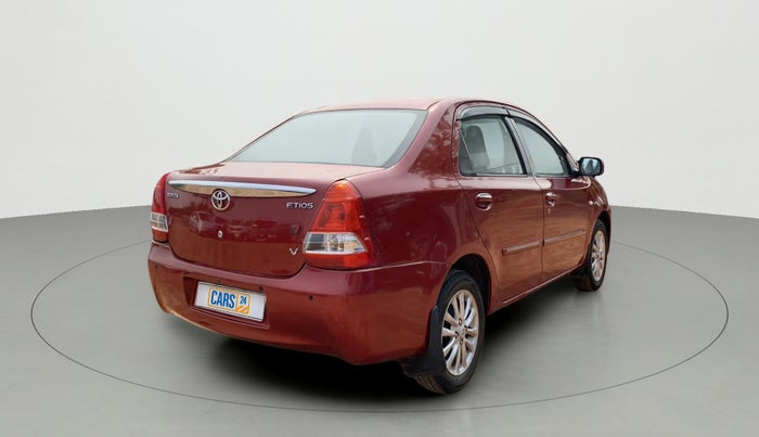 2012 Toyota Etios V, Petrol, Manual, 60,025 km, Right Back Diagonal